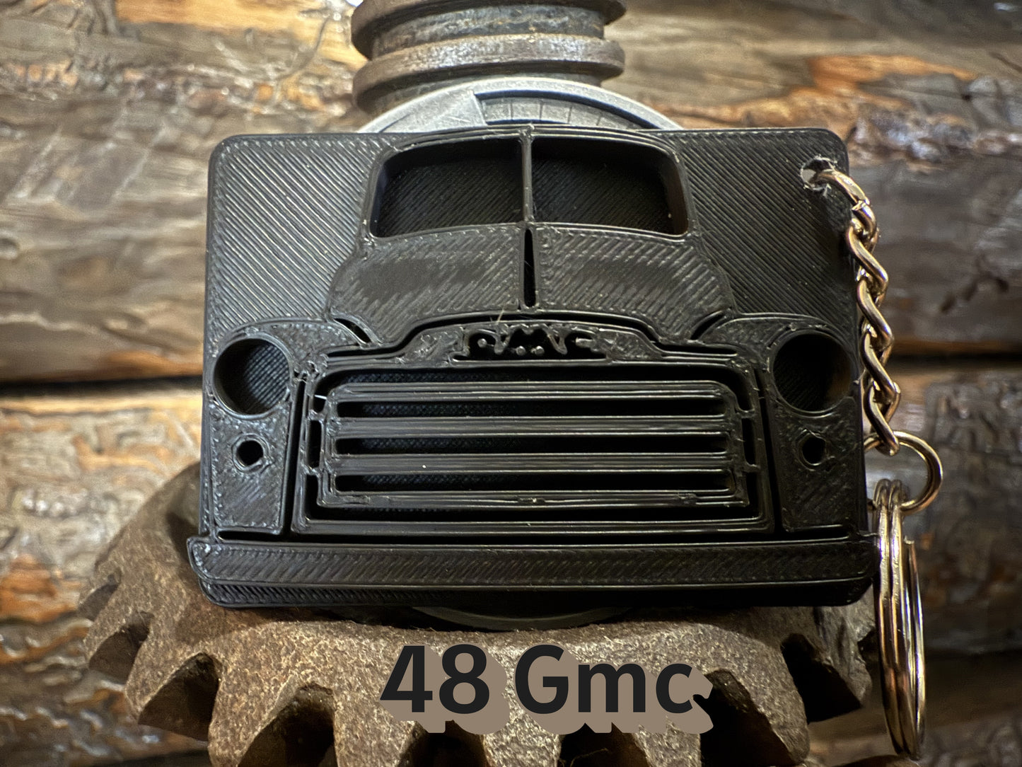 🚗 Classic Truck Grille Keychains – 3D Printed Retro Front Ends | Perfect Gift for Car Lovers!