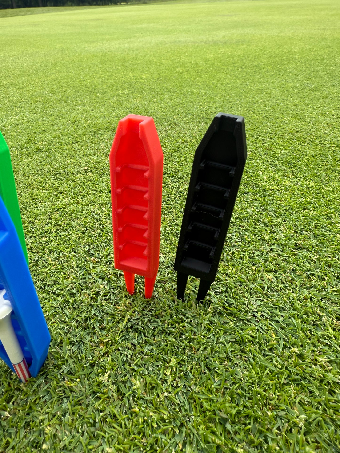 Multi-Color Tee Adjuster & Divot Tool