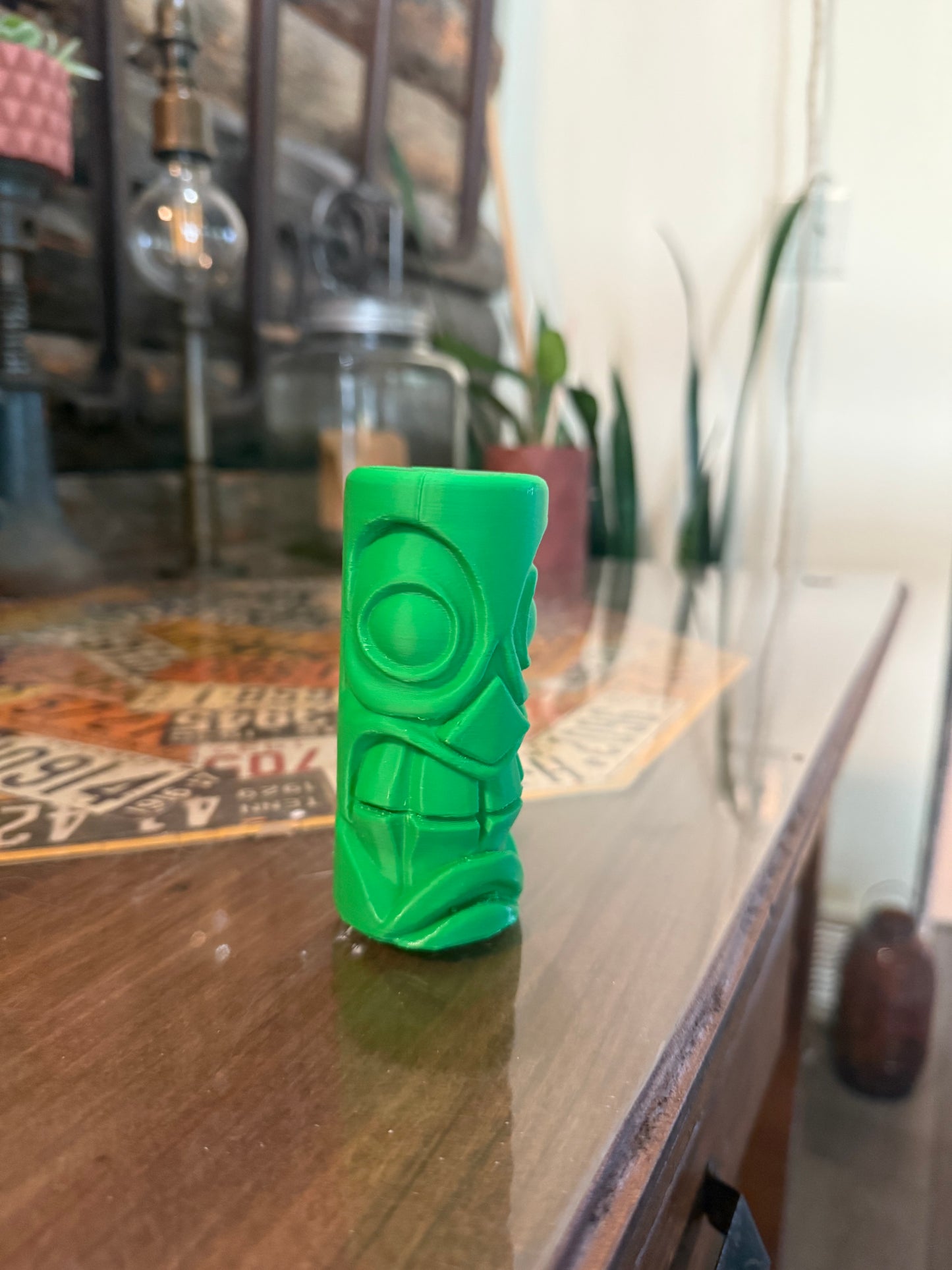 Tiki Shifter Knob – 3D Printed Custom Car Shift Handle – Hot Rod, Rat Rod, or Classic Truck Accessory