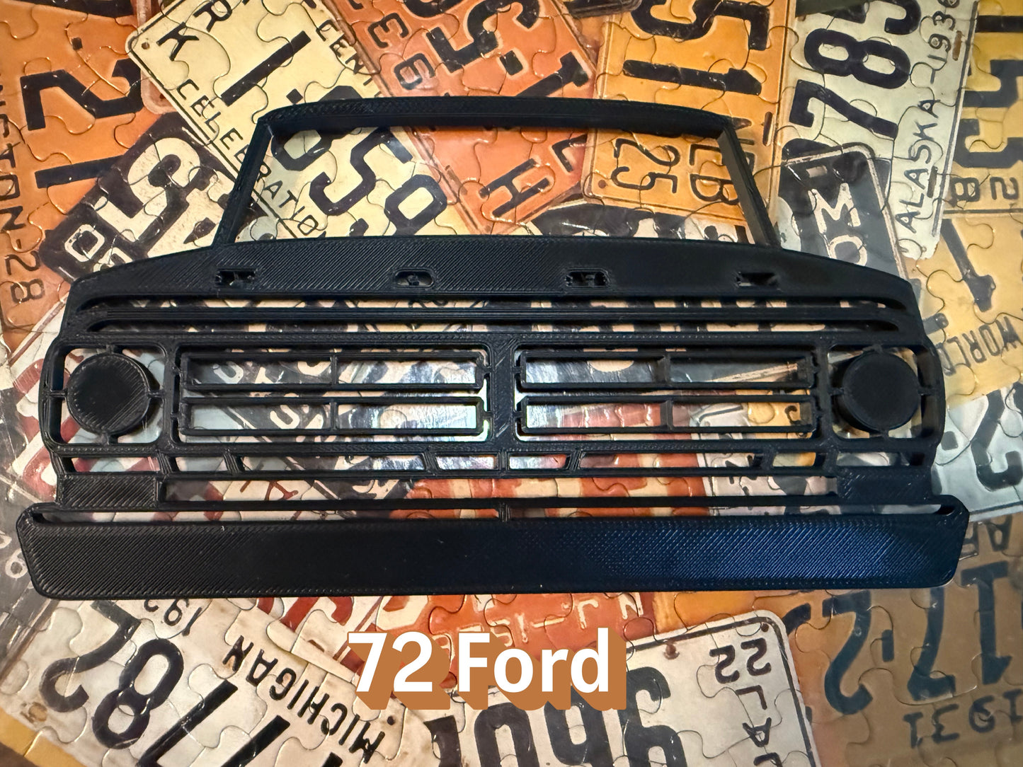 Vintage Truck Grille Wall Art – 3D Printed Classic Pickup Front Ends